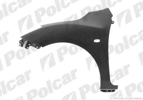 Крило переднє ліве Mazda 3, 2009- Polcar 454201