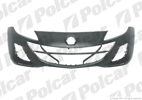 Бампер передній Mazda 3, 2009- Polcar 454207
