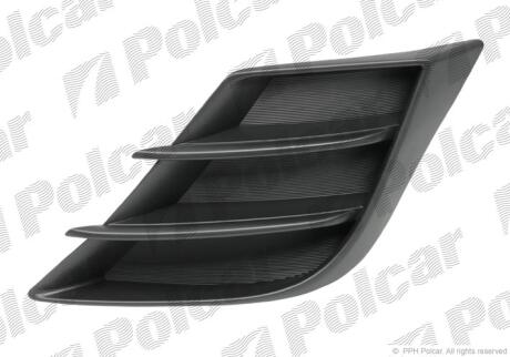 Решітка в бампері ліва Mazda 3, 2009- 454227-3 Polcar 4542273