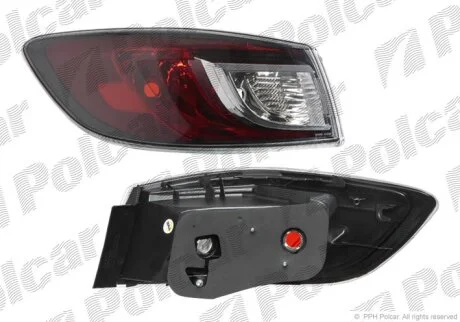 Ліхтар задній, 3, 07.09- Polcar 454288E