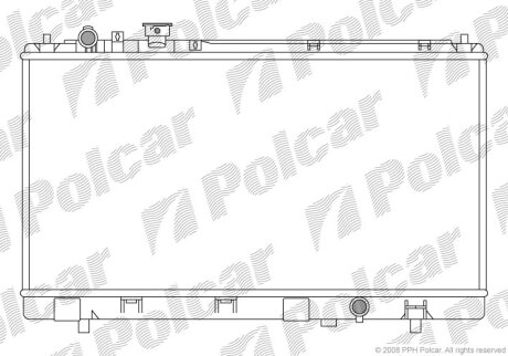 Радіатор охолодження, PREMACY 99- Polcar 4555082