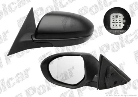 Дзеркало зовнішнє правий, 6, 11.07- Polcar 4560524M