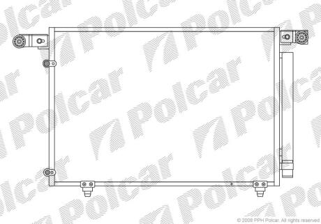 Радіатори кондиціонера Polcar 4579K8C1