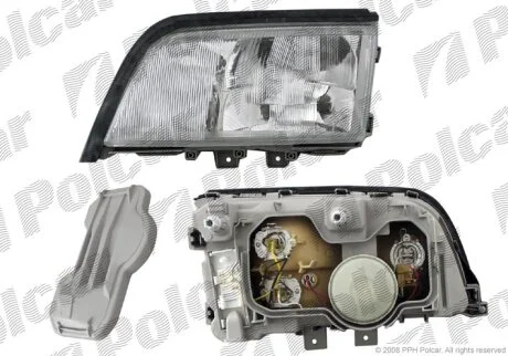 Фара основна, MERC.W202(C-KL), 93- Polcar 5002100E