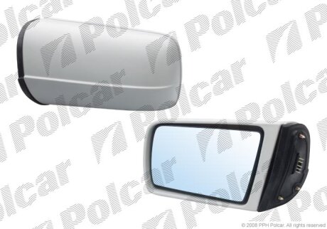 Дзеркало зовнішнє правий, MB 202,210 94- Polcar 5002524M
