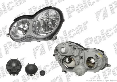 Фара основна, MERC.W203(C-KL), 00- Polcar 5003102U