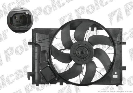Вентилятори з корпусом / кронштейном Polcar 500323W1