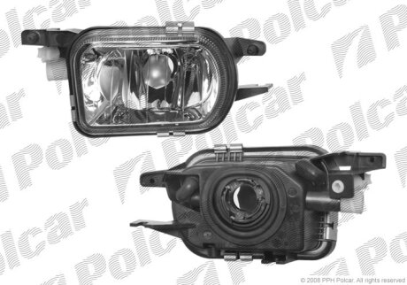 Фара передня, MERC.W203(C-KL), 00- Polcar 5003304E