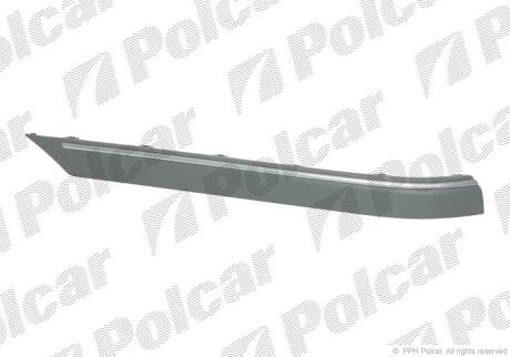 Накладка бампера MERC.W203(C-KL), 00- Polcar 50039611