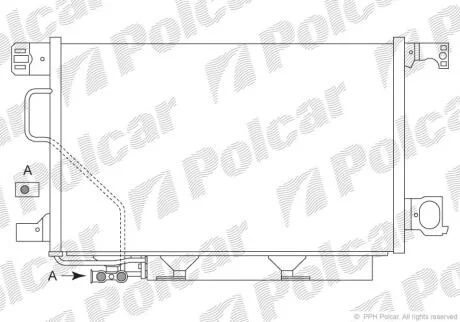Радіатори кондиціонера Polcar 5003K8C5