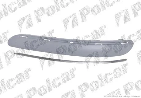 Накладка бампера лівий Polcar 5005075