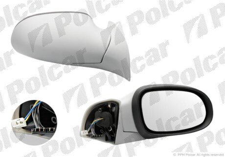 Дзеркало зовнішнє правий, MERCEDES A-CLASS Polcar 5005523M
