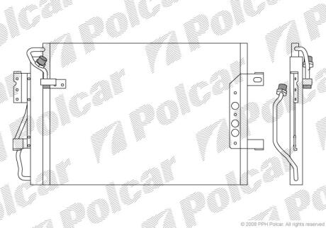 Радіатори кондиціонера Polcar 5005K8C1