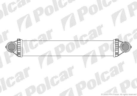 Радіатор повітря (інтеркулери), A-KLASA (169) Polcar 5006J81