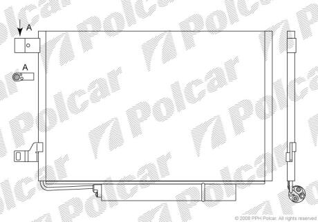 Радіатори кондиціонера Polcar 5006K8C1