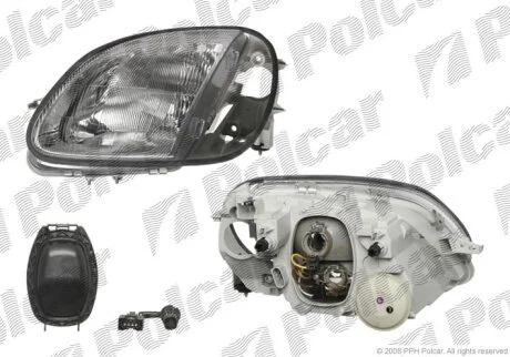 Фара основна, MERC.R170 (SLK), 96- Polcar 500709E