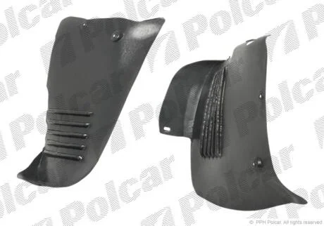 Підкрилок передній лівий біля бампера Polcar 5012FL2