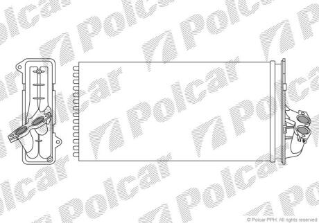 Теплообмінник Mercedes Vito (W638) 2.0-2.8 02.96-07.03 Polcar 5012N81