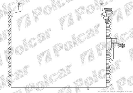 Радіатори кондиціонера Polcar 5014K8A4