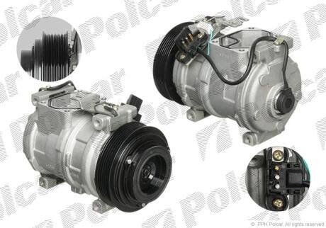 Компресор кондиціонера (новий) Polcar 5014KS2
