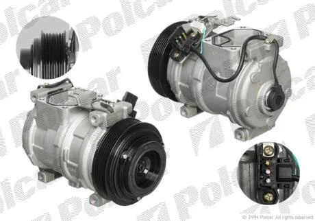 Компресор кондиціонера (новий) Polcar 5014KS2