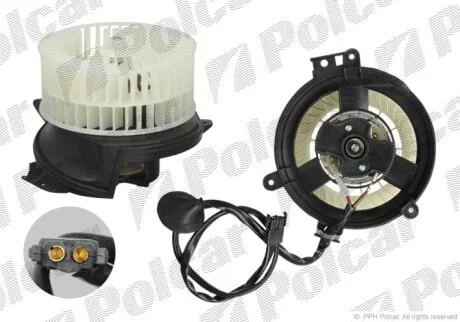 Вентилятор салону MB E (W124) 12.84-03.98 Polcar 5014NU1