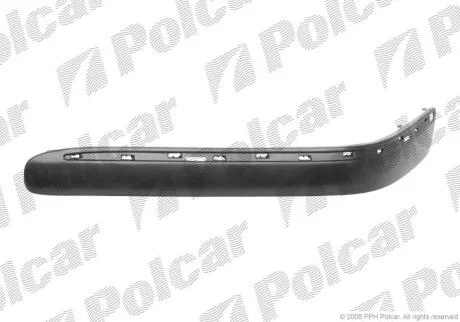 Накладка бампера прав mercedes e-klasse (w210), 06.95-03.03 Polcar 50150710