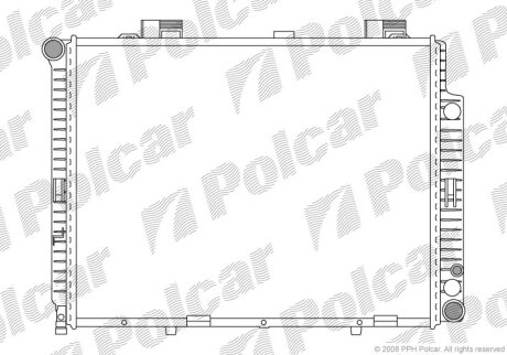 Радіатор охолодження, KLASA E T-Model (S21 Polcar 5015083