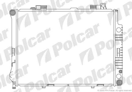 Радіатор охолодження, KLASA E T-Model (S21 Polcar 5015085