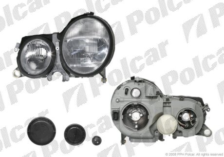 1D9007970-031, 2108202761, 440-1123L-EM ФАРА L Н7, Н7 ПОД ЭЛ. КОР. Polcar 5015097E