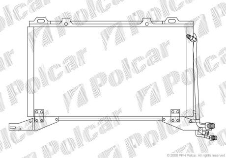 Радіатори кондиціонера Polcar 5015K8C3