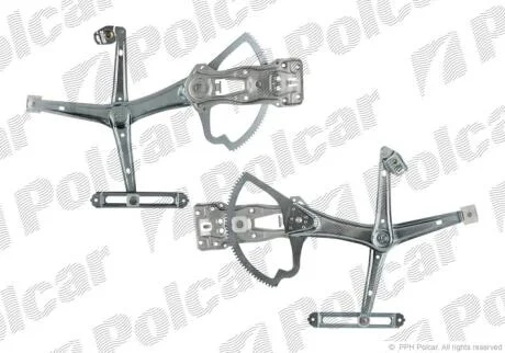 Склопідйомник електричний без електромотора MERC.W210(E-KL), 95- Polcar 5015PSG2