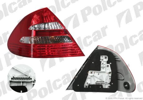 Ліхтар задній, MERC. 211(E-KL), 02- Polcar 501687E