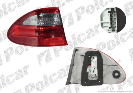 Ліхтар задній MERC. 211(E-KL), 02- Polcar 5016885X