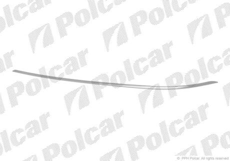 Молдинг бампера лівий Polcar 5018075