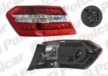 Ліхтар задній, E-KLASSE (W212) 09- Polcar 5018881X