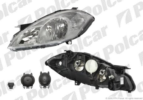 Фара основна, A-KLASSE (W169), 08- Polcar 502109U