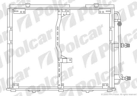 Радіатори кондиціонера Polcar 5024K8C2