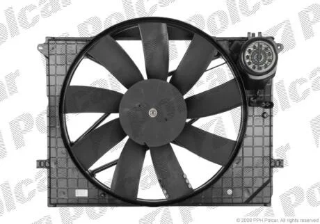 Вентилятори з корпусом / кронштейном Polcar 502523W1