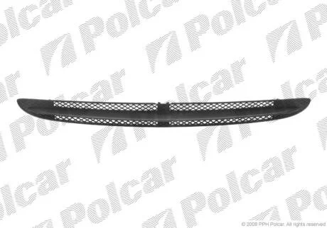 Решітка в бампері середн Polcar 502527