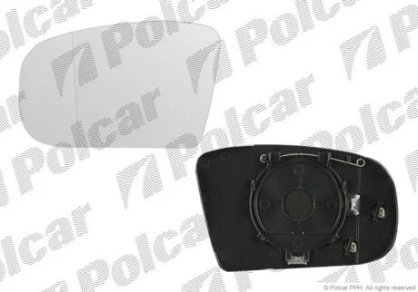 Вставка зовнішнього дзеркала правий, MERCEDES S W220,98- Polcar 5025551M