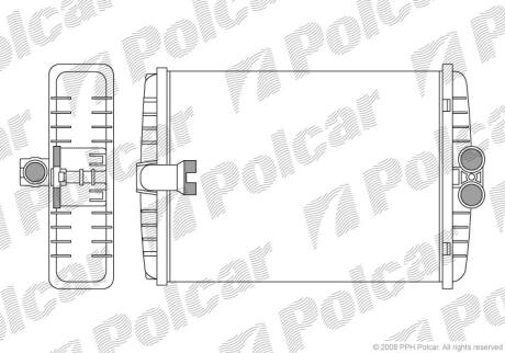 Радіатори обігріву Polcar 5025N81X