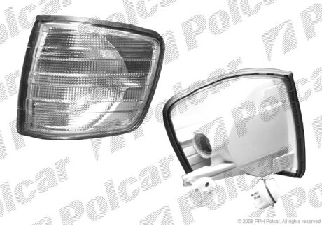 Вказівник повороту передній, MERC.W126(S-KL.),80- Polcar 5026205E