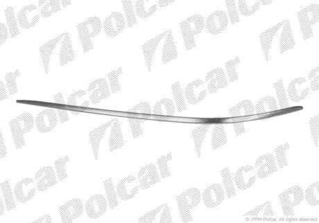 Молдинг накладки бампера MERC.W220 (S-KL),03- Polcar 50300721