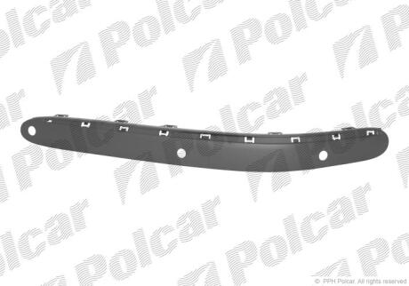 Накладка бампера MERC.W220 (S-KL),03- Polcar 50300723