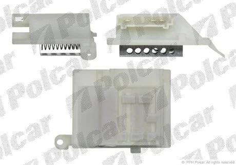 Регулятор вентилятора кабіни, MERC. VITO/VIANO 03- Polcar 5040KST2X