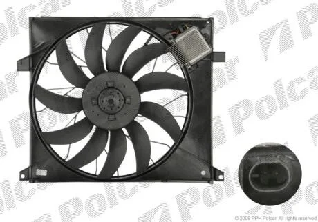 Вентилятори з корпусом / кронштейном MERCEDES ML (W163) Polcar 504423W1