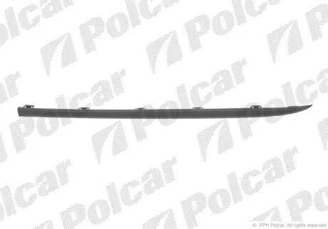 Спойлер бампера переднього правий Polcar 5044252
