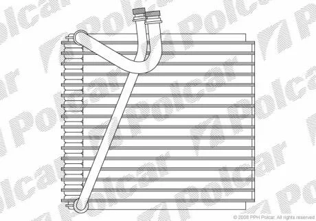 Випарник кондиціонера Polcar 5044P81