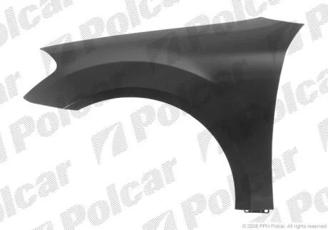 Крило переднє правий ML-KLASSE(W164), 05- Polcar 504502
